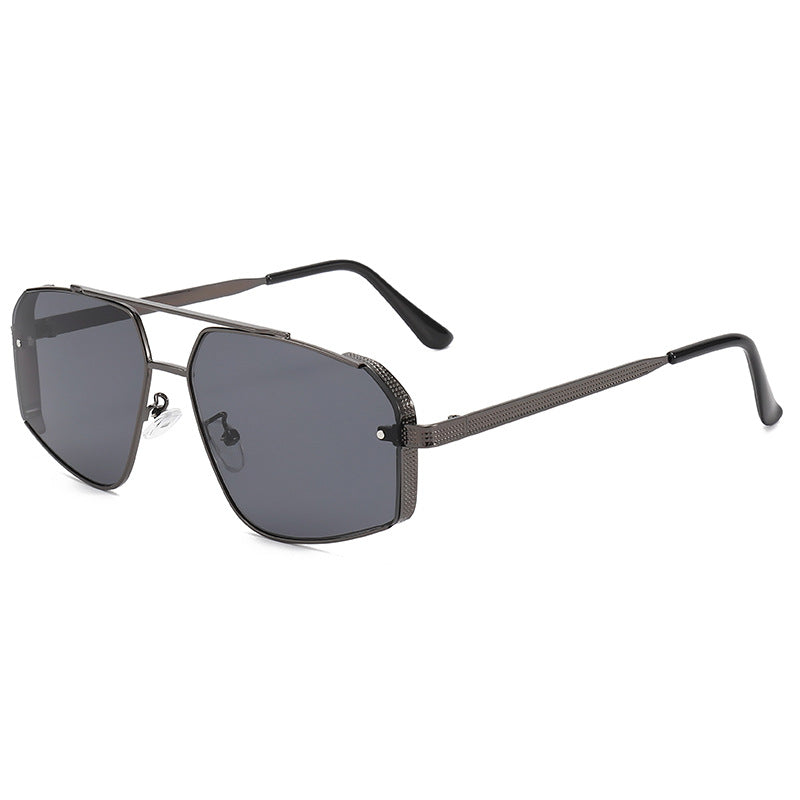 Oversized geometrische Rahmen Sonnenbrillen Karnz