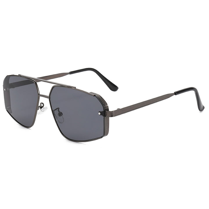 Oversized geometrische Rahmen Sonnenbrillen Karnz