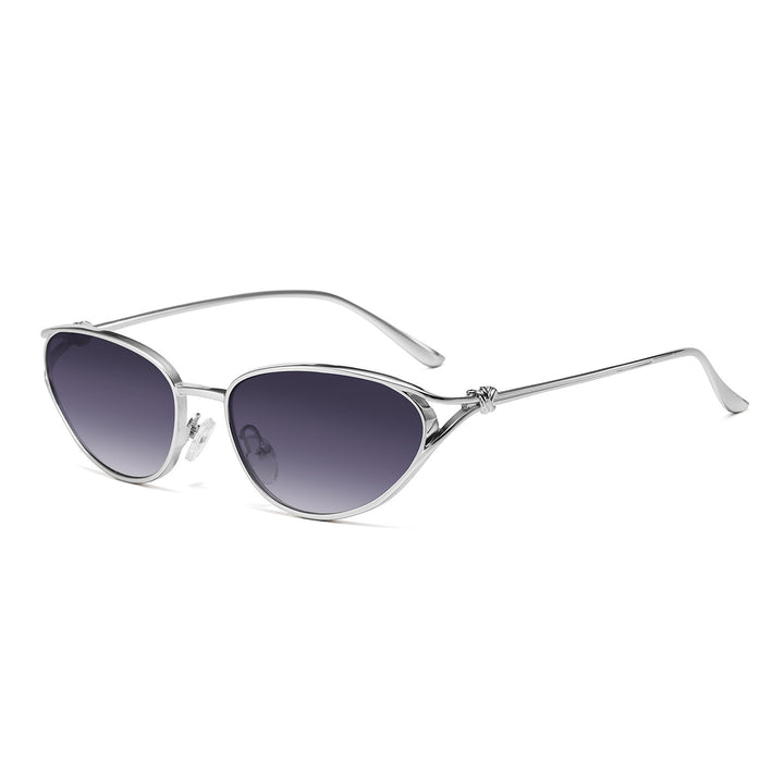 Cat-Eye Sonnenbrille mit eleganten metallischen Akzenten Karnz