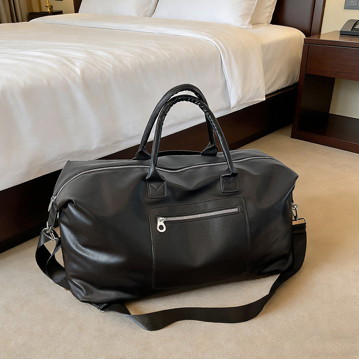 Luxus Leder Wochenendreisetasche