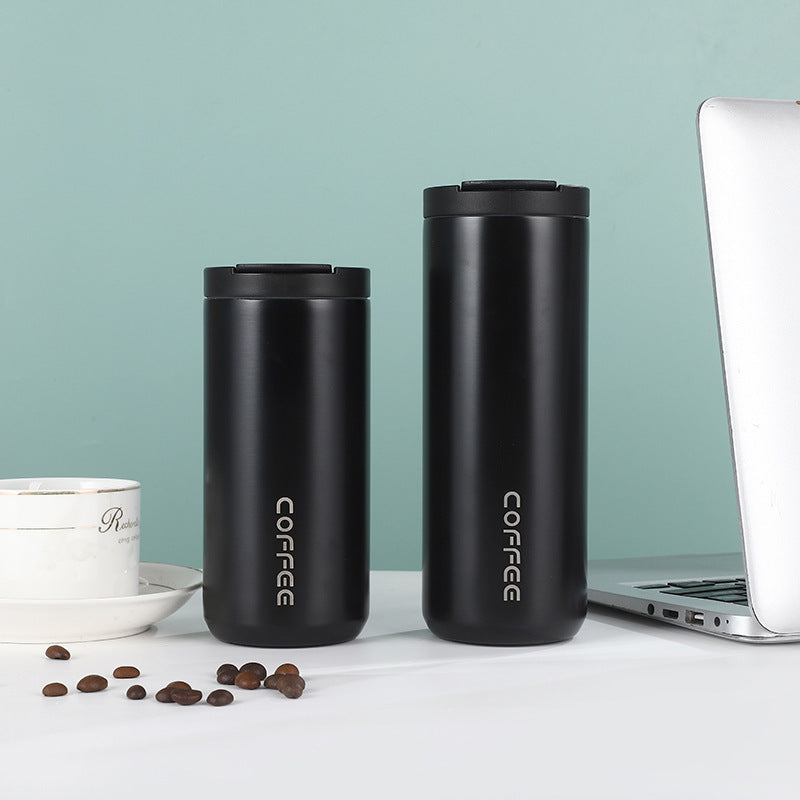 Damen isolierte Edelstahl Kaffeetasse mit elegantem Design und rutschfestem Boden Karnz