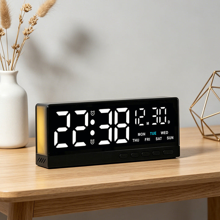 Digitaler Funkwecker mit großem LED-Display und multifunktionalen Einstellungen Karnz