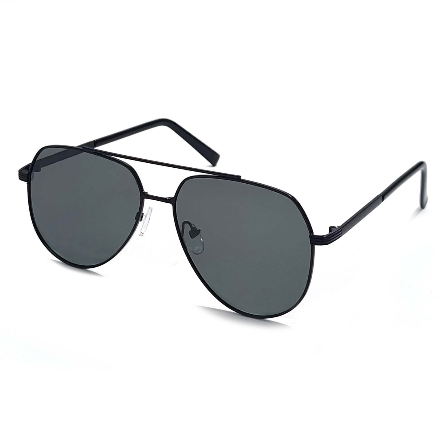 Herren modische Pilotensonnenbrille mit kontrastierenden Gläsern Karnz