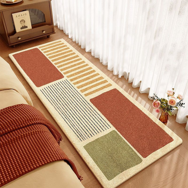 Farbige Patchwork-Teppich