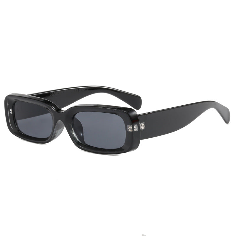 Damen stilvolle Designer-Sonnenbrille mit modischem, rechteckigem Rahmen Karnz