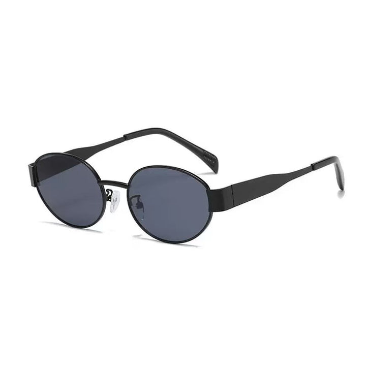 Elegante Modische Ovale Rahmen Sonnenbrillen Karnz