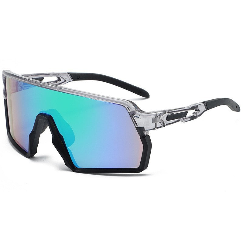 Damen Sportliche Rennbrille mit innovativem Rahmen und hochreflektierenden Gläsern Karnz