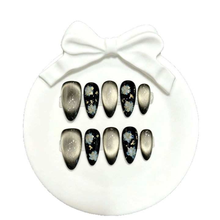 Exquisites dekoratives Presse-Nagelkunst-Set 1791773892
