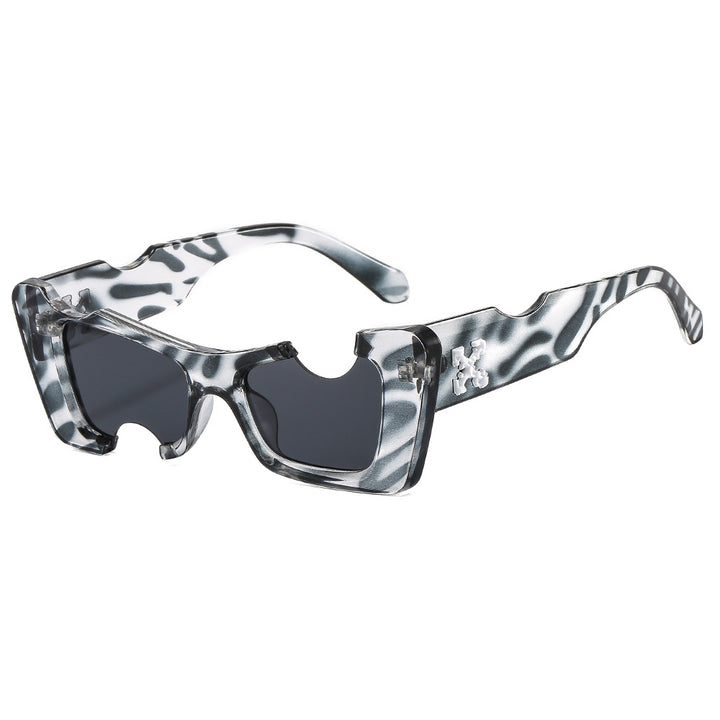 Damen futuristische Designer-Sonnenbrille Karnz