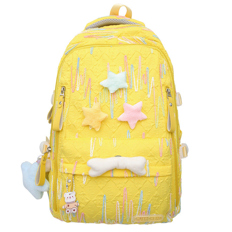Verspielt Charakter Verziertes Rucksack Karnz