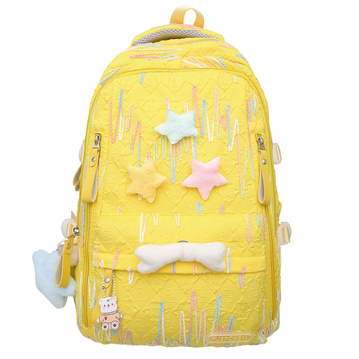 Verspielt Charakter Verziertes Rucksack Karnz