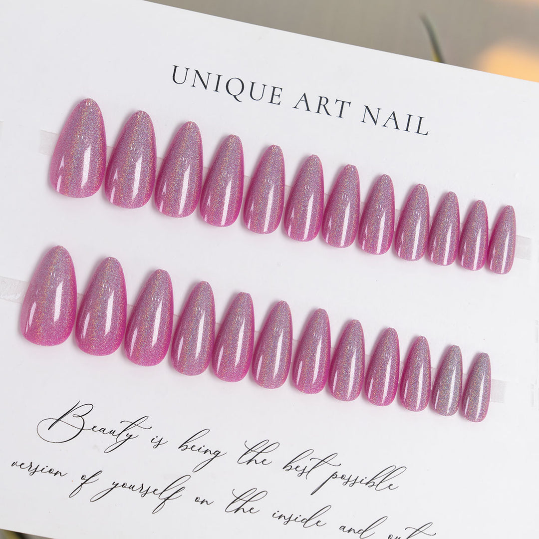 Glossy Stiletto Press-On Nagelkunst