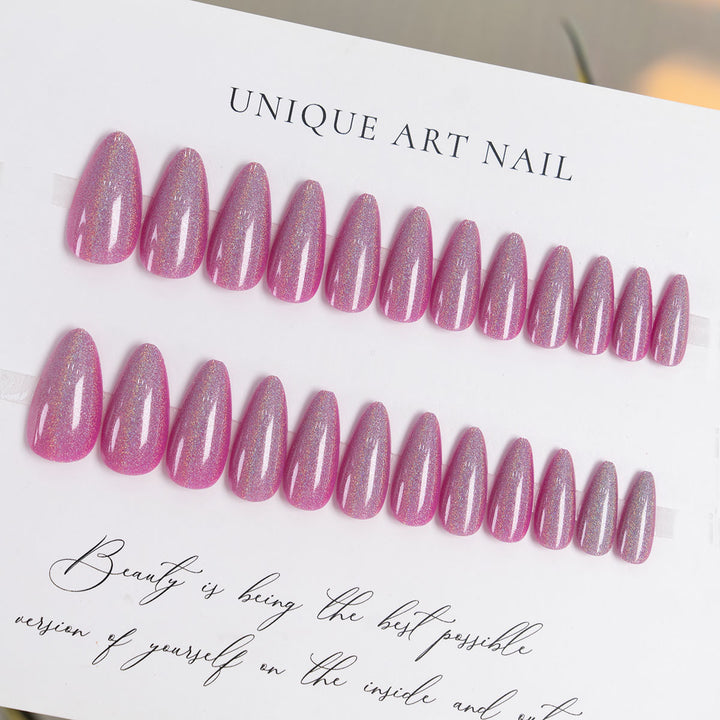 Glossy Stiletto Press-On Nagelkunst
