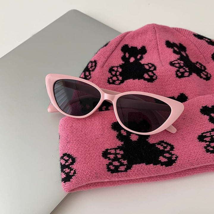 Stylische Katzenaugen-Sonnenbrille Karnz