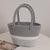Damen Modische Strandtasche aus geflochtenem Damenmaterial Karnz