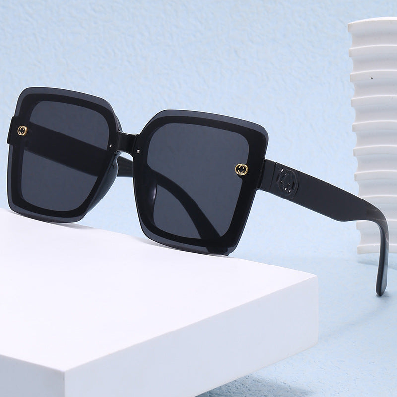 Damen oversized quadratische Sonnenbrille mit elegantem Rahmen Karnz
