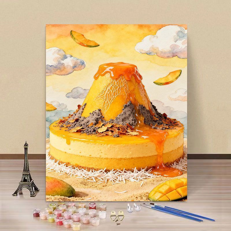 Fantasy Landschaft DIY Malen nach Zahlen Kunstset Karnz