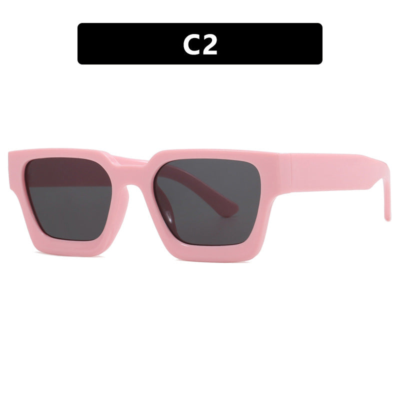Damen modische quadratische Lesebrille mit transparenter Rahmenkonstruktion Karnz