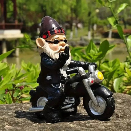 Gartenfigur im Motorrad-Look Karnz