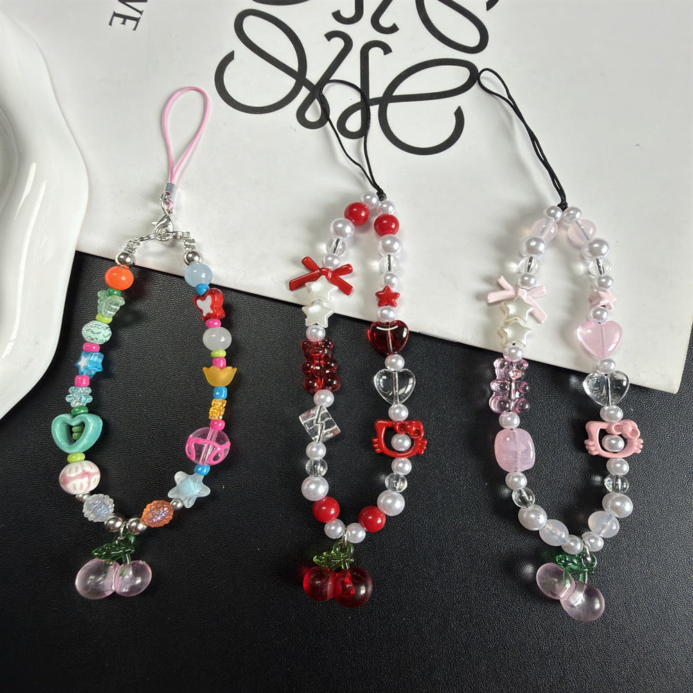 Niedliche Perlen Charm Halskette Karnz