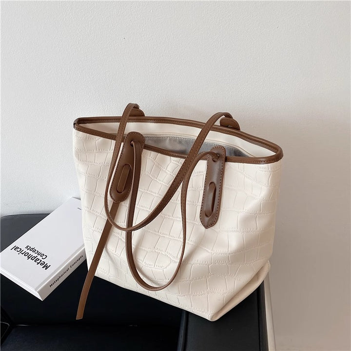 Moderne Krokodil-Prägung Tote Bag Karnz