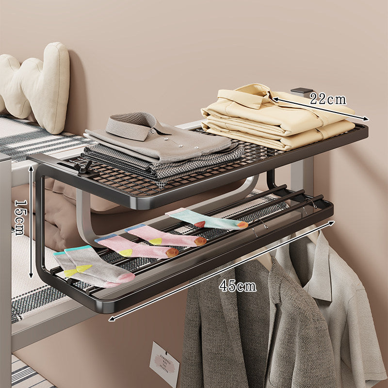 Über-Schienen-Bettgestell Zigzag Multi-Hängeregal Kleiderorganisator