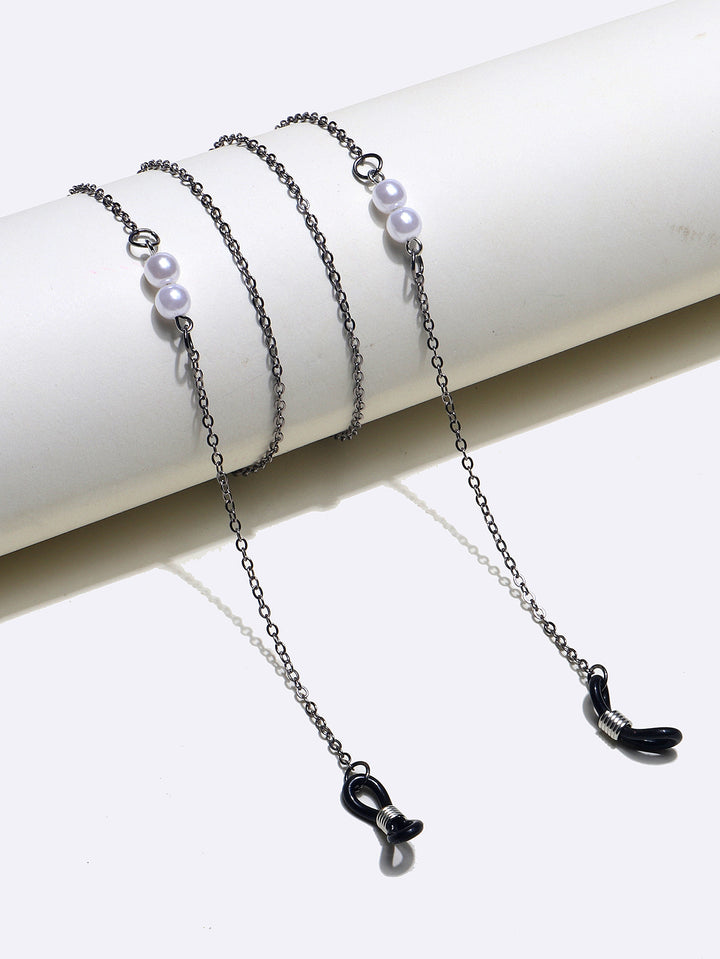 Elegante Metall-Brillen-Halskette Karnz