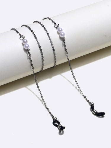 Elegante Metall-Brillen-Halskette Karnz