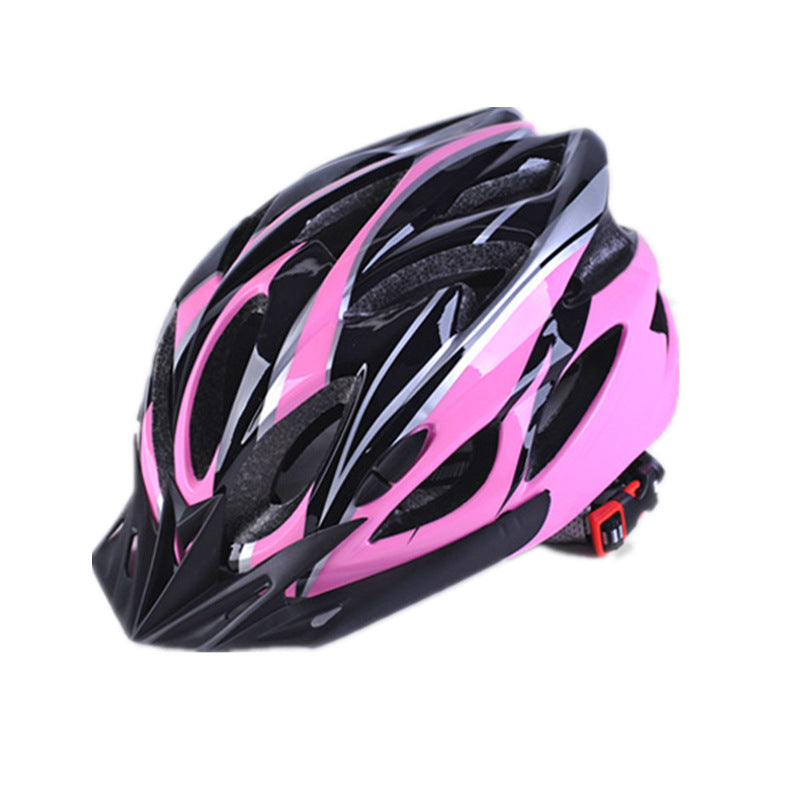 verstellbarer belüfteter Straßen- und Mountainbike-Helm mit Visier und hinten einstellbarem Fit Karnz