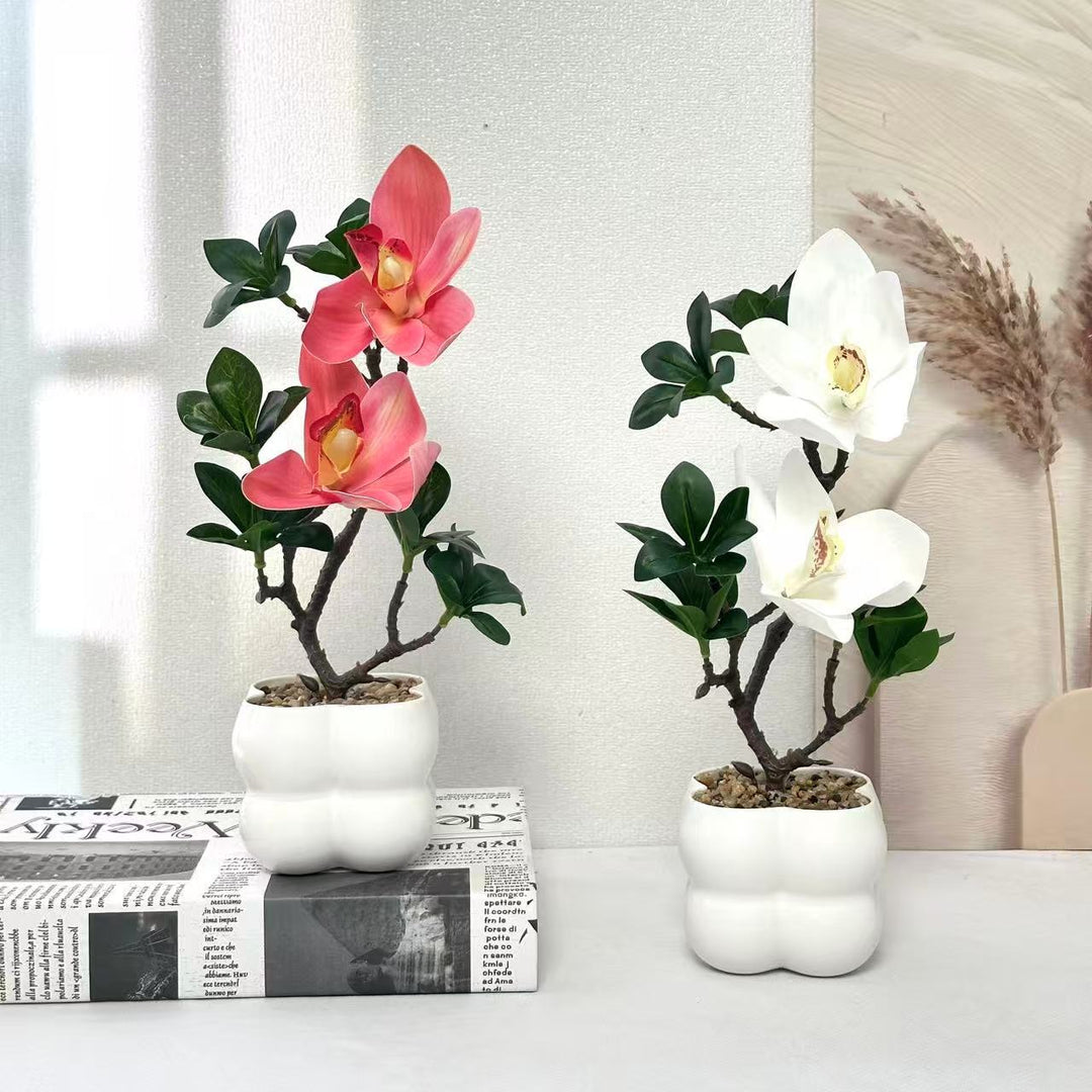 Lebensechte Künstliche Orchideenpflanze Dekoration