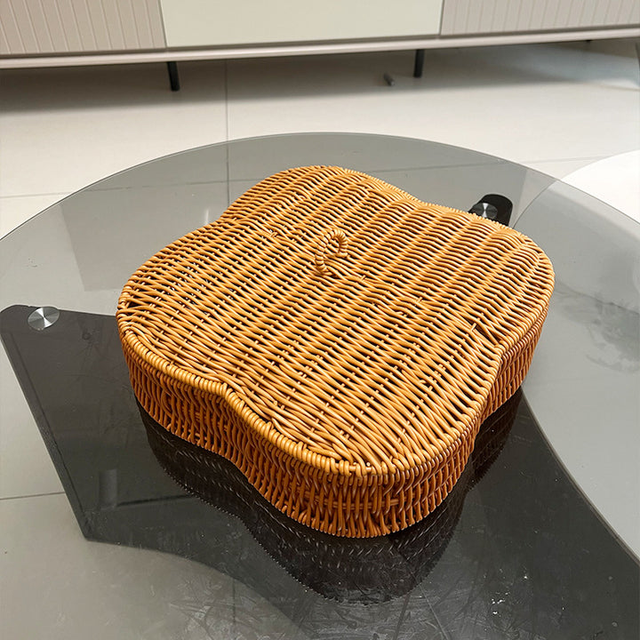 Geflochtenes Rattan Aufbewahrung Karnz