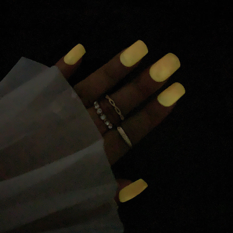 Neon Glänzende Nagelverlängerungen