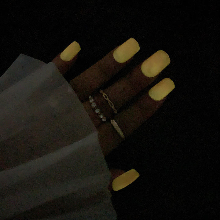 Neon Glänzende Nagelverlängerungen