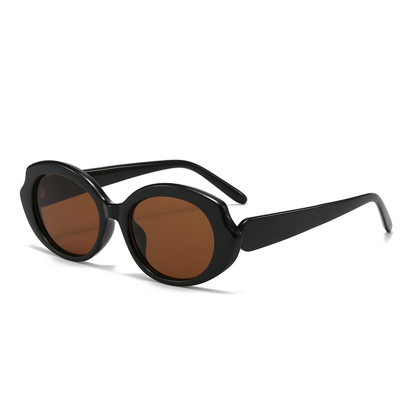 Damen modische runde Designer-Sonnenbrille Karnz