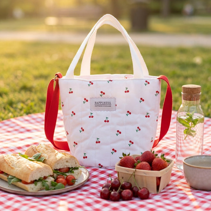 Isolierte Picknick-Lunch-Tasche