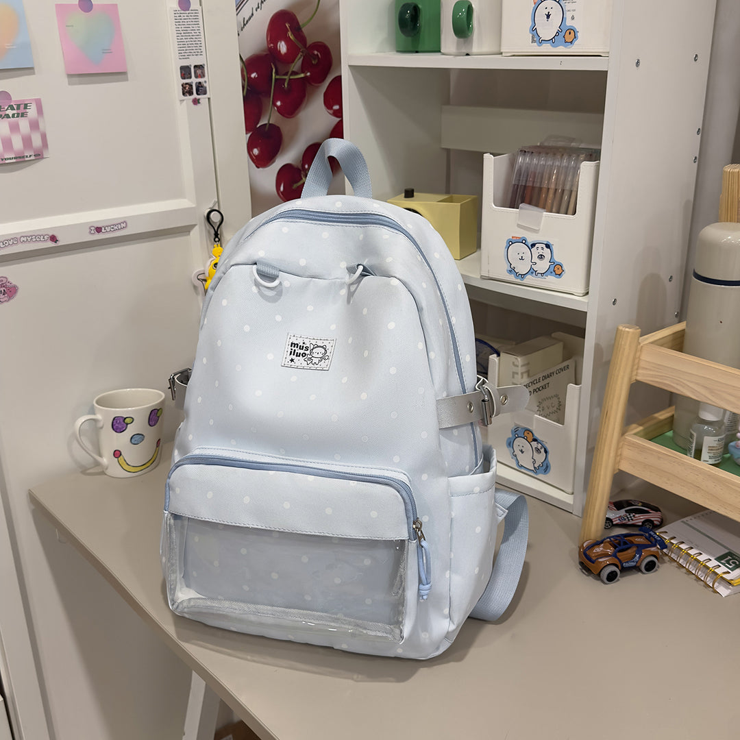 Polka-Dots-Design-Rucksack Karnz