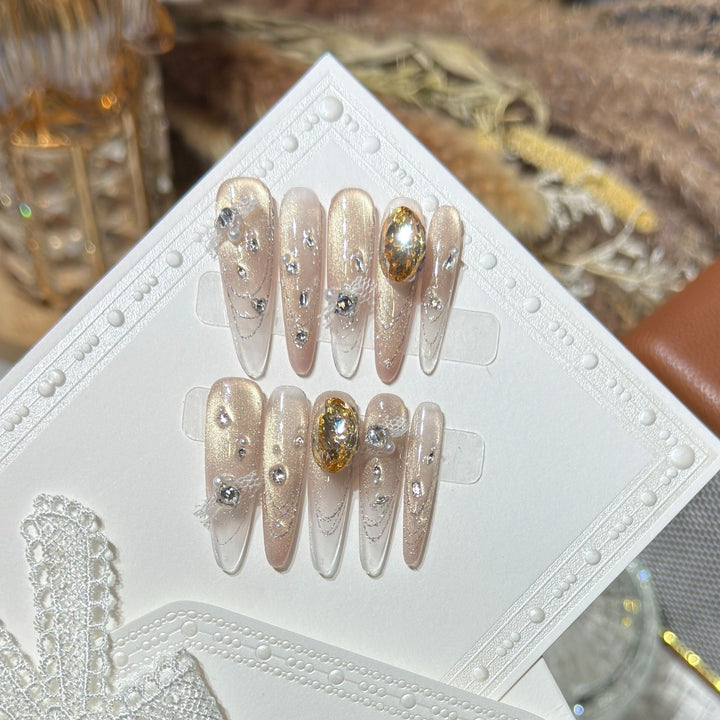 Luxus dekorative Nagelkunst Karnz