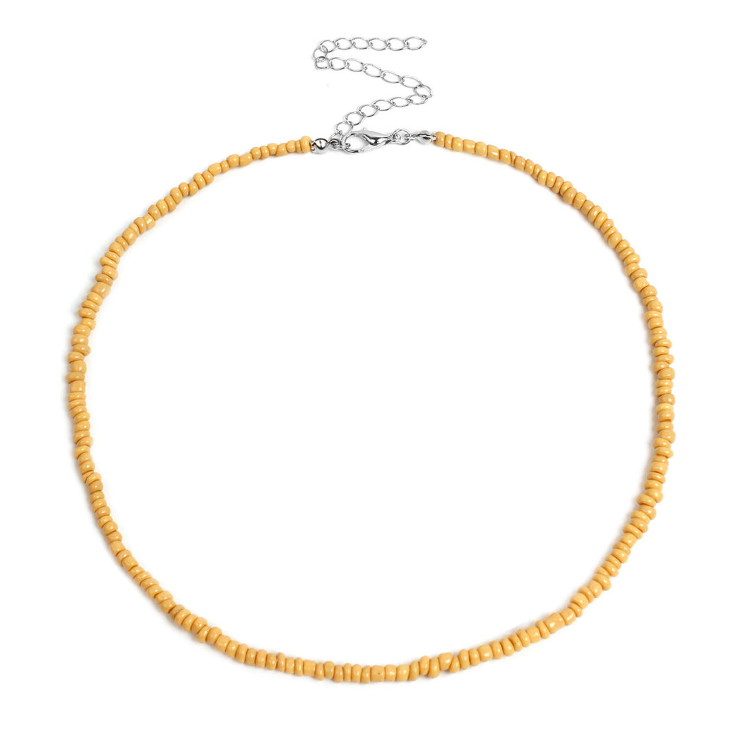 Buntes Perlen-Choker-Halsband Karnz