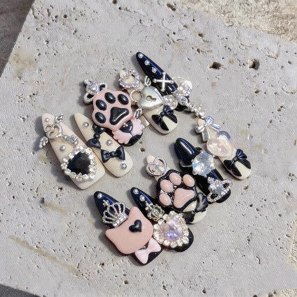 Künstlerisches Gothisches Nagelkunstset