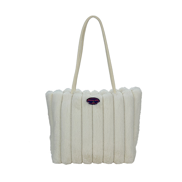 Plüsch-texturiertes Tote Bag