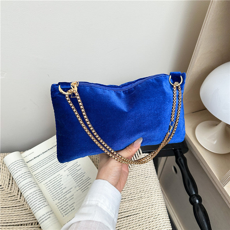 WoElegant Samt Clutch Tasche Karnz