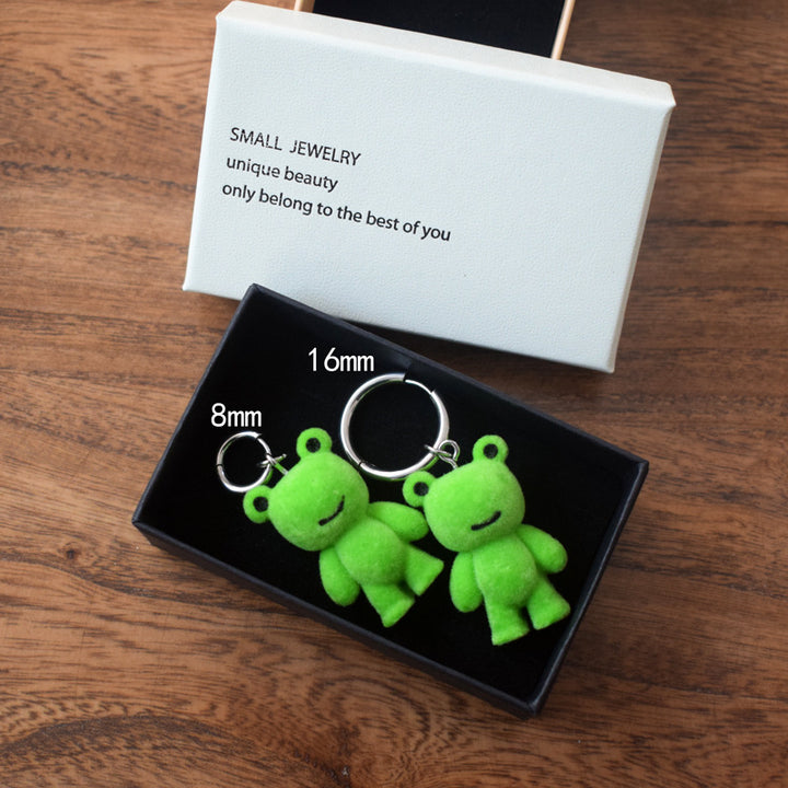 Cute Plüschfrosch Schlüsselanhänger Karnz