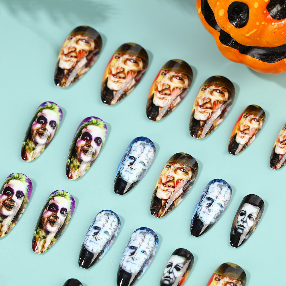 Kreative Halloween Kunstnägel Set Karnz