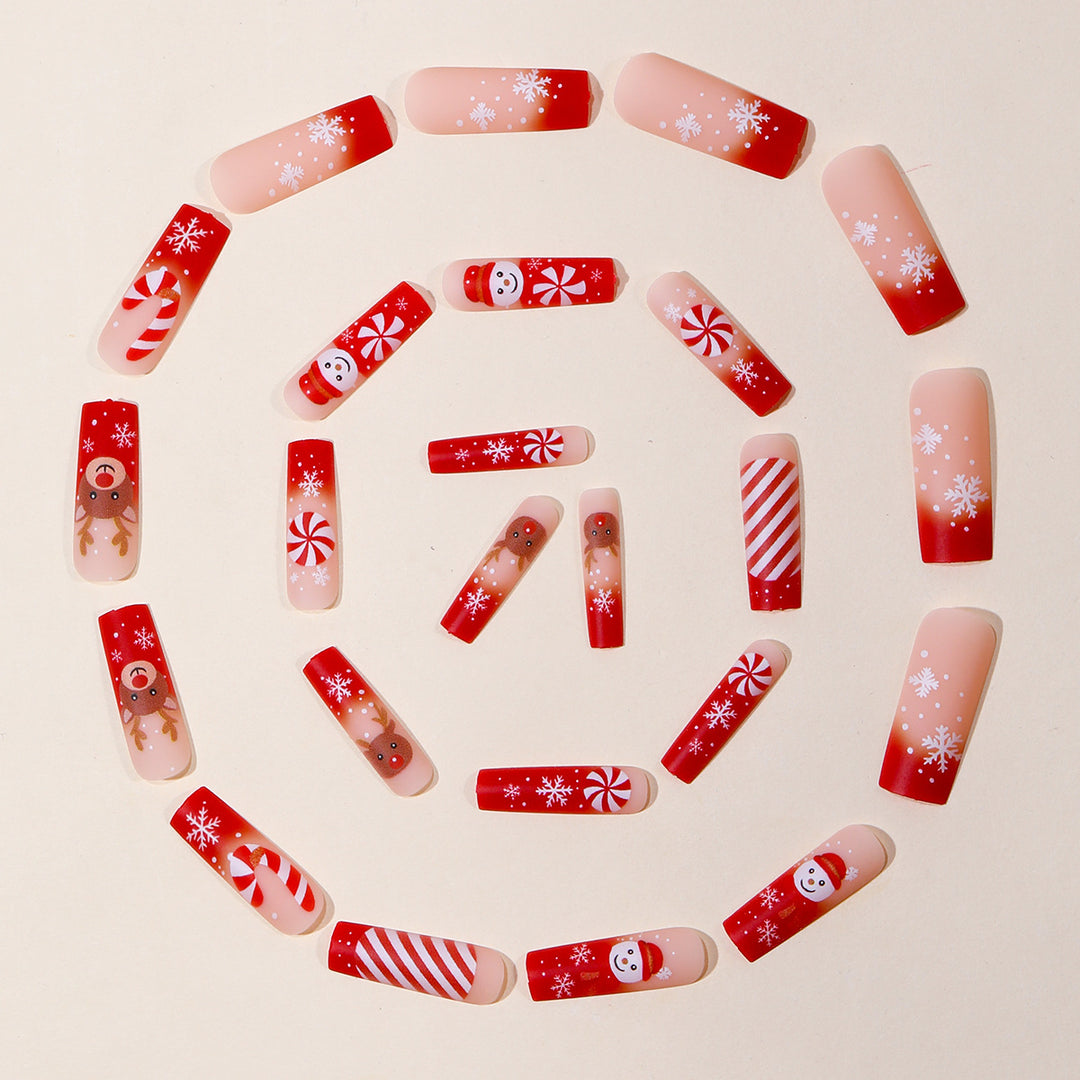 Festliches 3D Holiday Nagelkunst Set Karnz