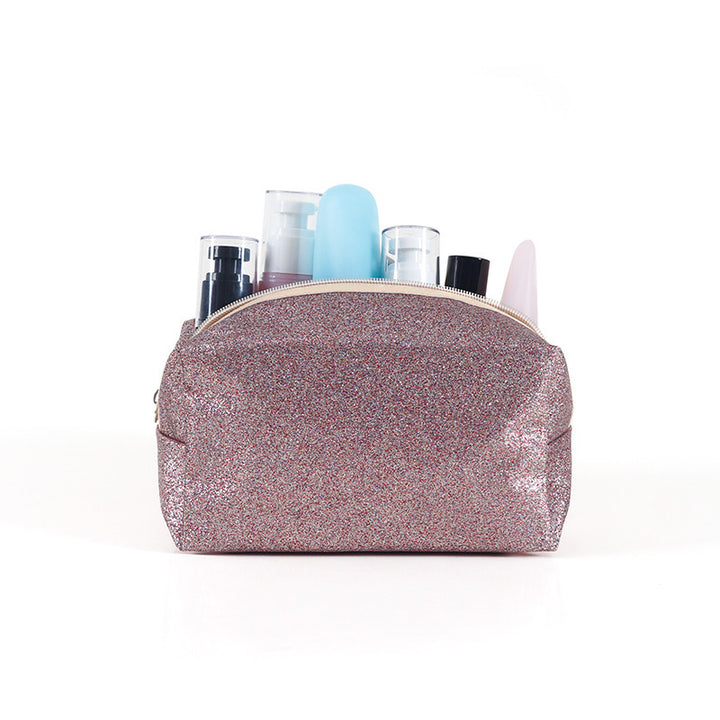 Glitzernde Reise-Schminktasche