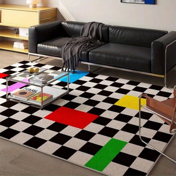 Zeitgenössischer geometrischer Teppich