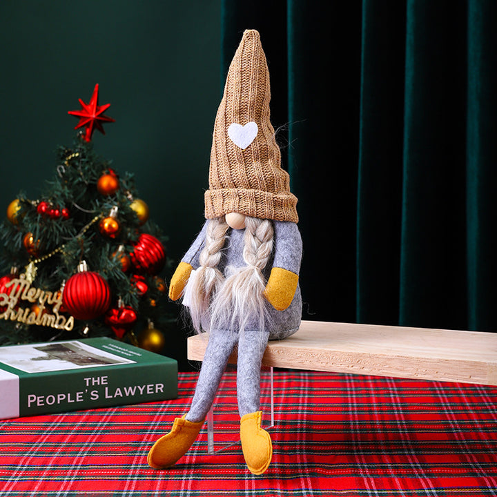 Dekorative Weihnachtsgnom Figur Karnz