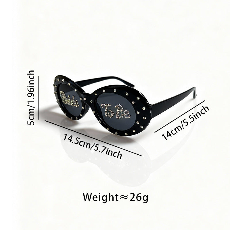Rhinestone-besetzte Brautsonnenbrille Karnz