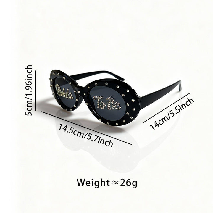 Rhinestone-besetzte Brautsonnenbrille Karnz
