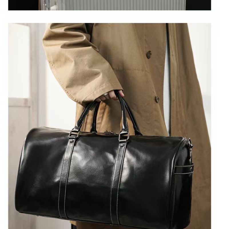 Luxuriöse Leder Reise Wochenendtasche